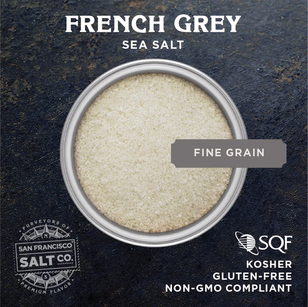 French Grey Salt, Fine Grain, bulk (oz)