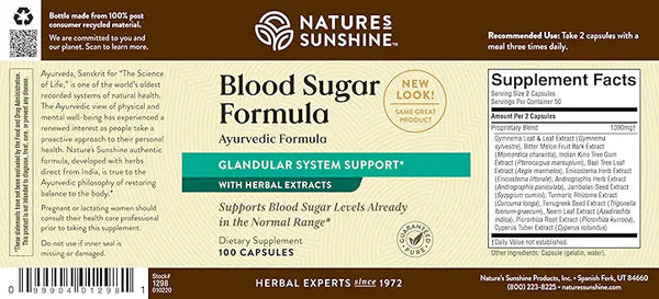 Blood Sugar Formula