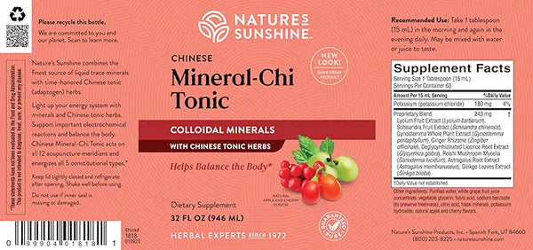 Mineral-Chi Tonic, Chinese 32 fl oz