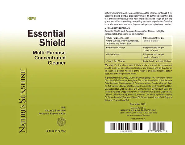 Essential Shield Multipurpose Concentrated Cleaner