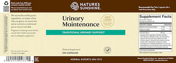 Urinary Maintenance