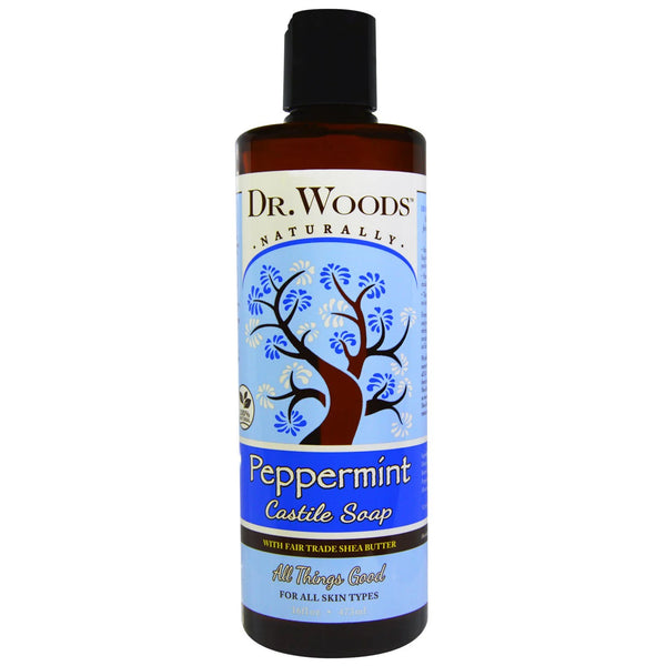 Dr. Woods Peppermint Soap 16 oz