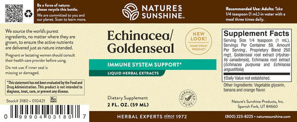 Echinacea/Goldenseal 2 oz