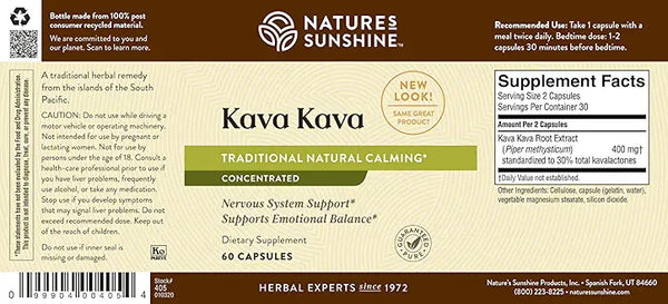 Kava Kava Concentrate