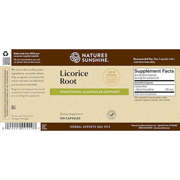 Licorice Root (100 Caps)