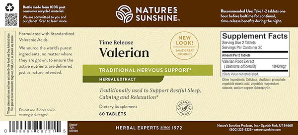 Valerian Root Extract T/R (60 Tabs)