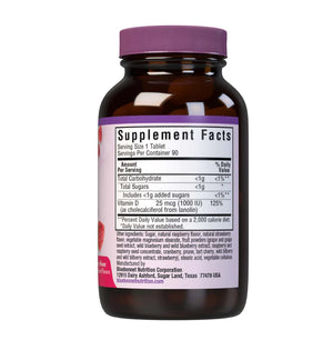 EARTHSWEET CHEWABLES VITAMIN D3 1000 IU