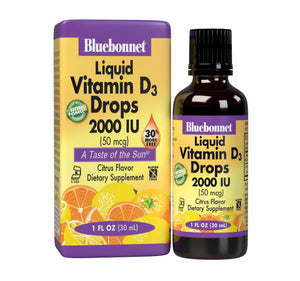 LIQUID VITAMIN D3 DROPS 2000 IU
