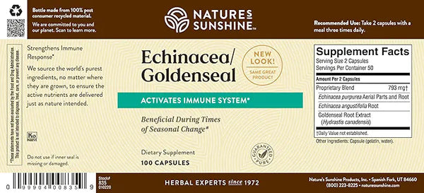 Echinacea/ Golden Seal