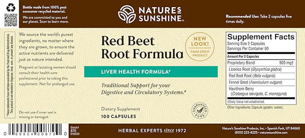 Red Beet Root Formula