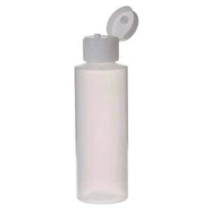 4 oz Natural Plastic Bottle with Snap-top Cap
