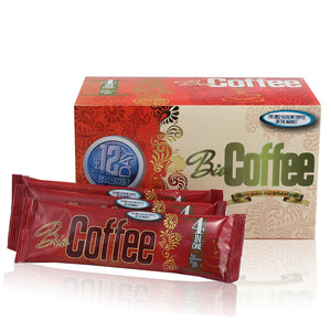 Bio Coffee - Organic Instant Non-dairy Alkaline Coffee (12 Sachet Box)