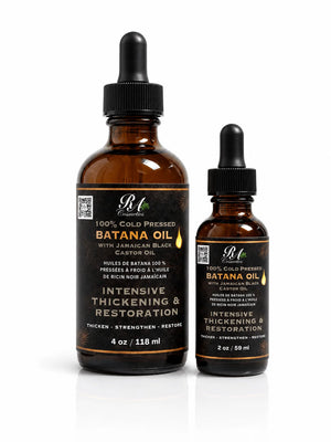Cold Pressed Batana Oil w/Jamaican Black Castor Oil