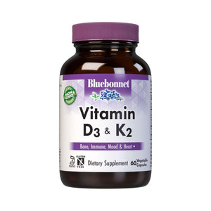 VITAMIN D3 50 mcg (2000 IU) & K2 100 mcg - 60ct