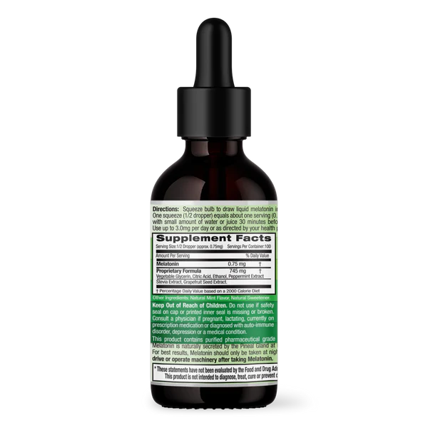 Melatonin Liquid 2 oz