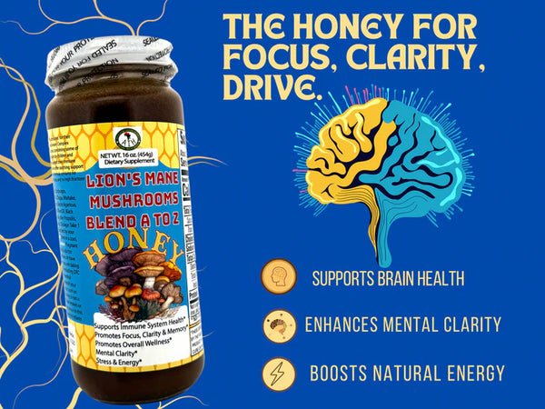 Lions Mane A to Z Honey