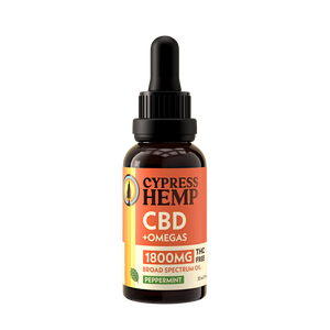 Broad Spectrum CBD + OMEGAS Oil (Peppermint)