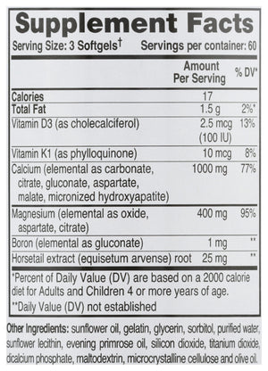 Liquid Calcium Magnesium-180 softgels