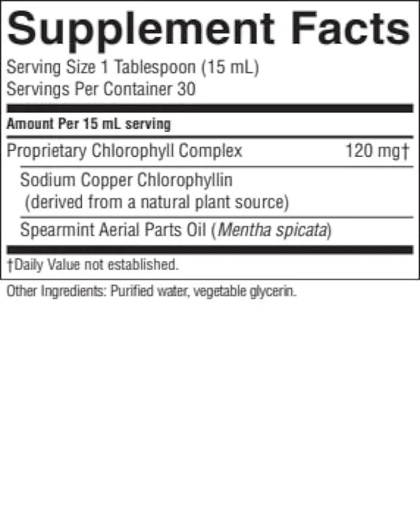 Chlorophyll, Liquid  ES 16 fl oz