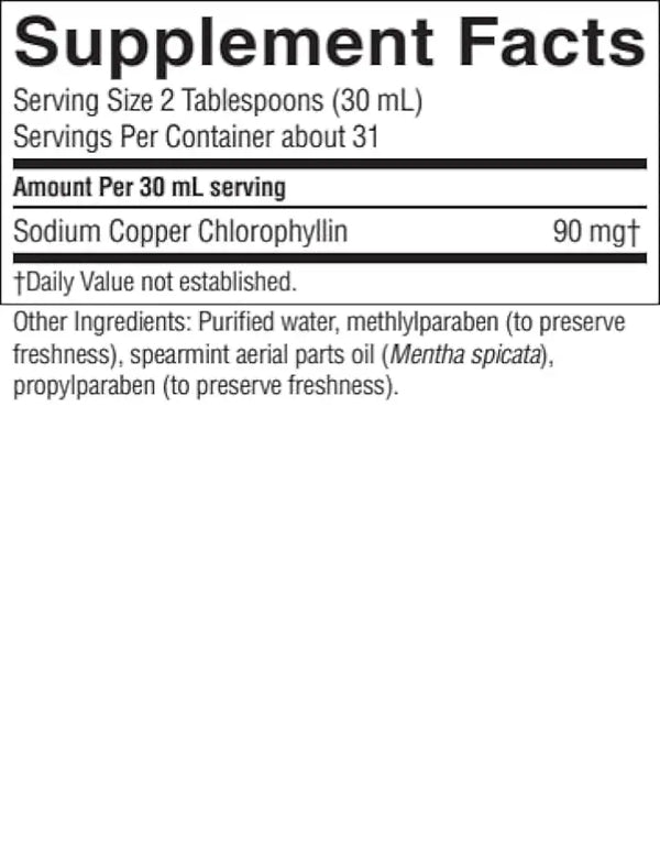 Chlorophyll, Liquid 32 fl oz