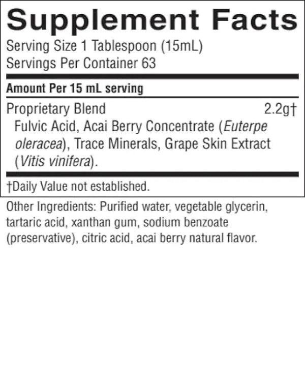 Ionic Minerals w/ Acai 32 fl oz