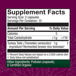 Host Defense Turkey Tail Capsules