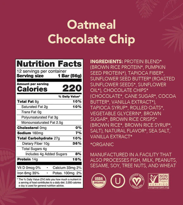 Aloha Oatmeal Chocolate Chip