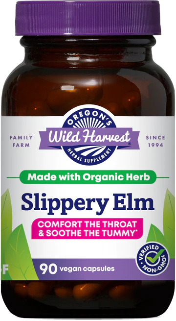 Slippery Elm, Organic Capsules