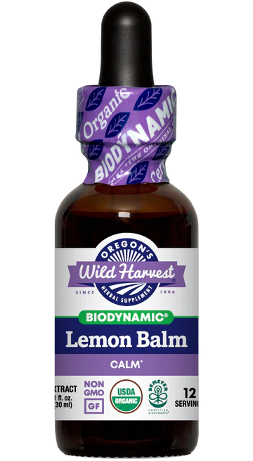 Lemon Balm, Biodynamic Herbal Tonic 1 oz