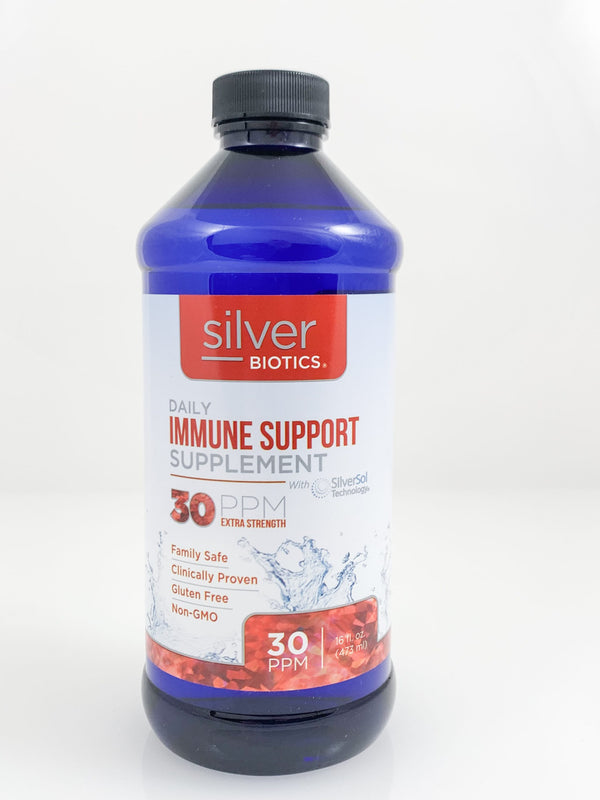 Silver Biotics Extra Strength Immune Support Supplement 30 PPM