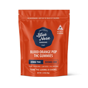 Blue Nose 20mg THC Gummies
