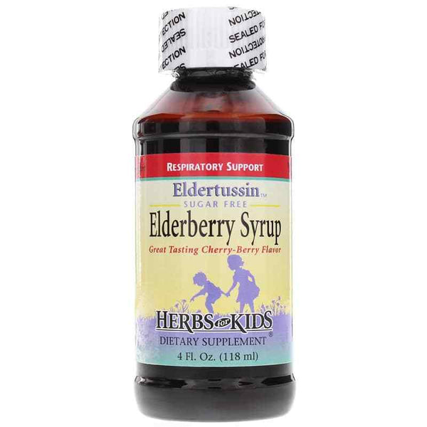 Herbs For Kids Eldertussin Elderberry Syrup