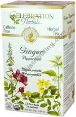 Celebration Herbals Ginger Peppermint Tea Organic