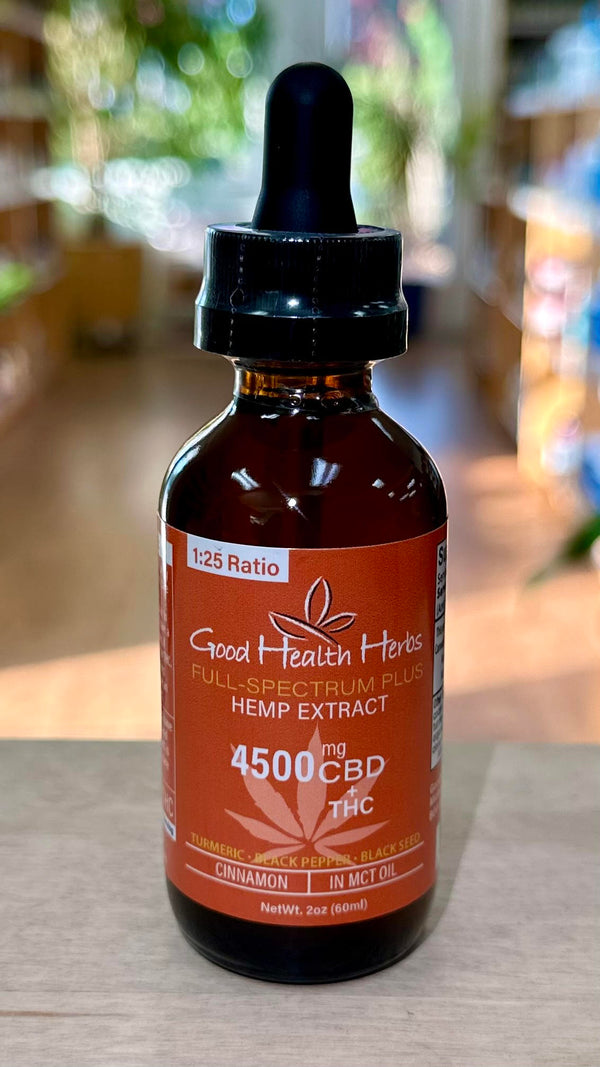 4500mg Full-Spectrum Plus CBD Tincture 2oz
