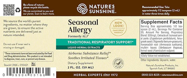 Seasonal Allergy  Liquid (2 fl. oz.)