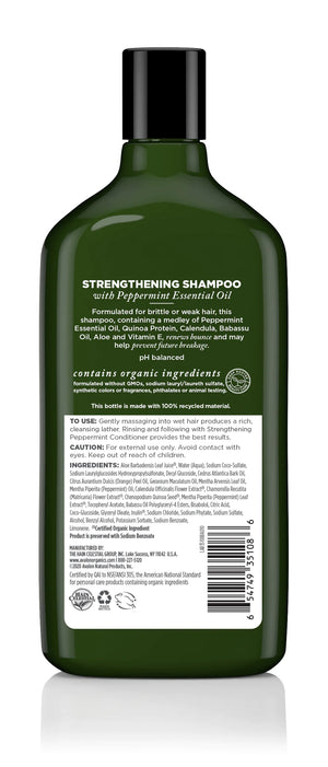 Avalon Organics Strengthening Shampoo Peppermint