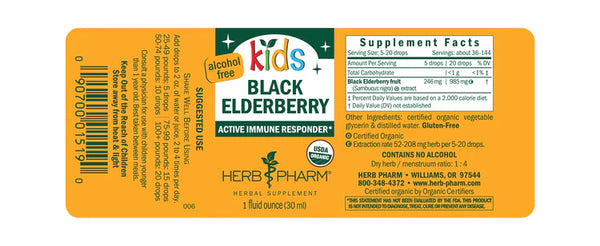 Kids Black Elderberry
