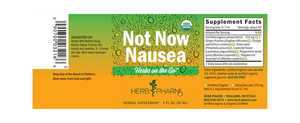 Not Now Nausea