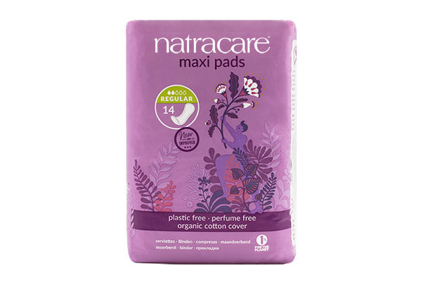 Natracare Regular Natural Maxi Pads 14 ct