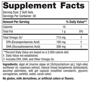 Algae Omega 60 softgels