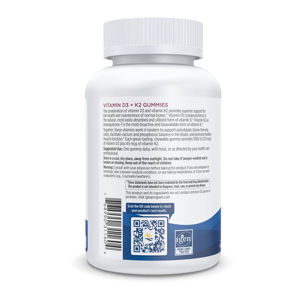 Vitamin D3 K2 60 Gummies
