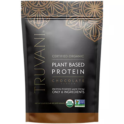 Truvani Certified Organic Plant Based Protein Powder - Chocolate