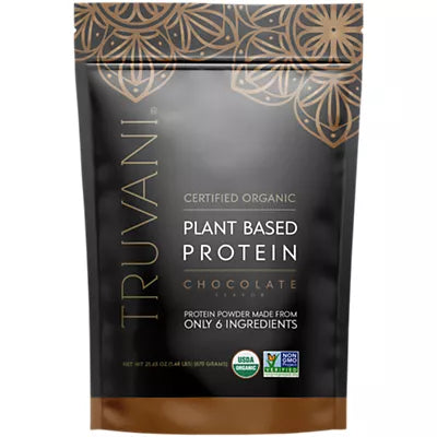 Truvani Certified Organic Plant Based Protein Powder - Chocolate