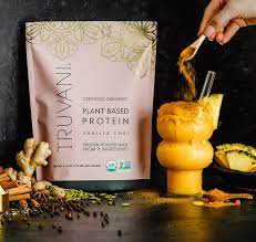 Truvani Certified Organic Plant Based Protein Powder - Vanilla Chai