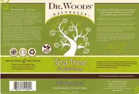 Dr. Woods Tea Tree Castile Soap 16 oz