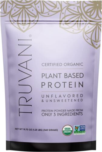 Truvani Certified Organic Plant Based Protein - Unflavored