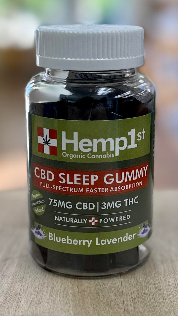 CBD Sleep Gummy 75mg - Blueberry Lavender