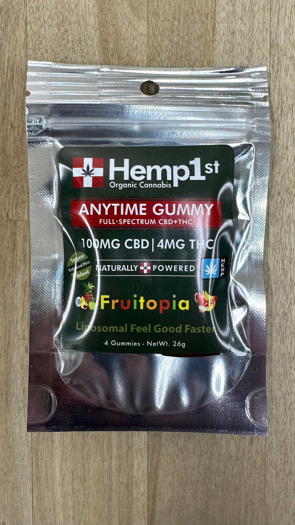 Anytime 100/4 Full-Spectrum CBD Gummies