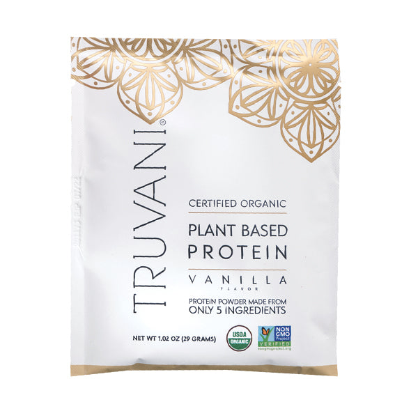 Truvani Certified Organic Plant Based Protein - Vanilla